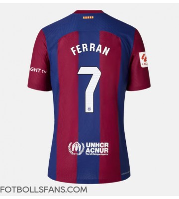 Barcelona Ferran Torres #7 Replika Hemmatröja Damer 2023-24 Kortärmad